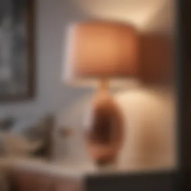 Subtle Glamour at Your Fingertips Luxurious Rose Gold Bedside Table Lamp