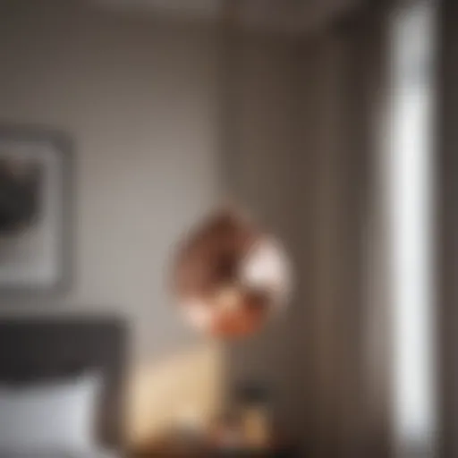 Elegant Rose Gold Pendant Light