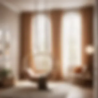 Elevate Bedroom Aesthetics with Hanging Seat Elevate Bedroom Aesthetics with Hanging Seat