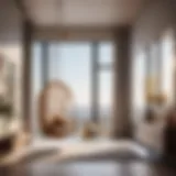 Luxurious Hanging Seat in Modern Bedroom