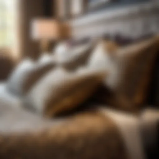 Luxurious Bedding Set in Guest Room