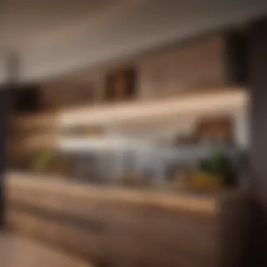 Chic Kitchen Cabinetry with Integrated Lighting