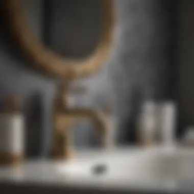Sophisticated Coordinating Accessories Coordinating bathroom accessories adding a touch of sophistication