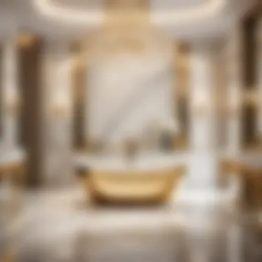 Luxurious Marble and Gold Accents Luxurious Marble and Gold Accents