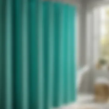 Tranquil Tiffany Blue Shower Curtain