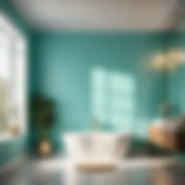 Serene Tiffany Blue Bathroom Wall Art