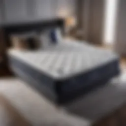 Elevated view of Angel Bed mattress showcasing innovative design