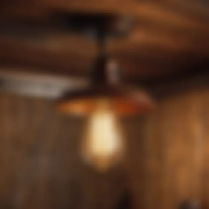 Lighting Fixture with Rustic Features Barn Bathroom Decor Lighting Fixture Highlighting Rustic Features