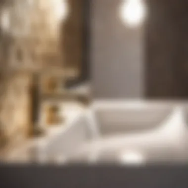 Gleaming bathroom fixtures after expert cleaning