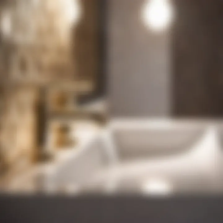 Gleaming bathroom fixtures after expert cleaning