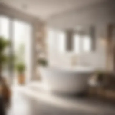 Sparkling clean bathroom with fresh scents