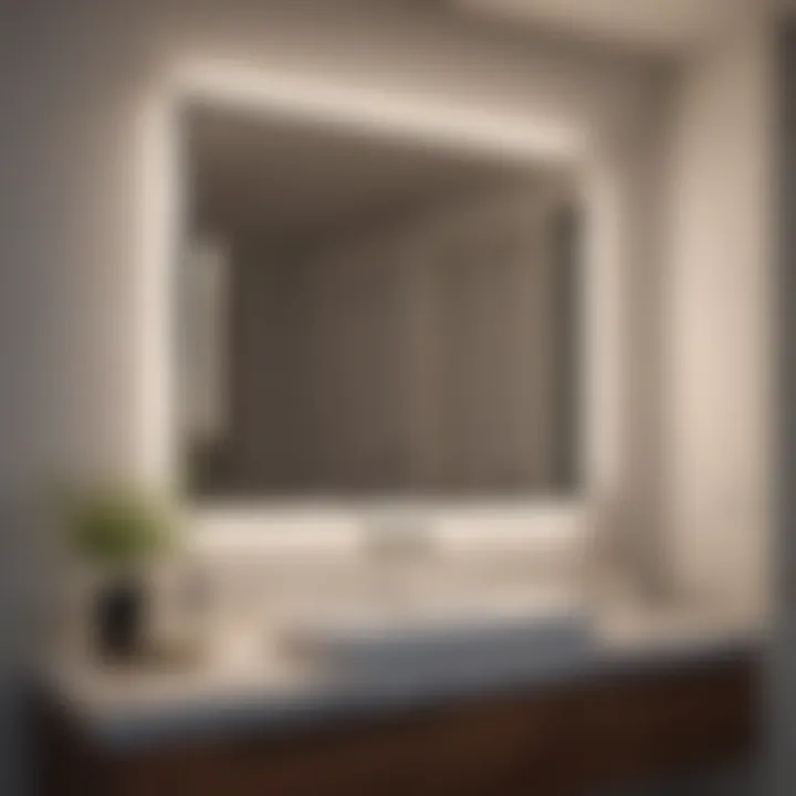 Smart Lighting Integration for Vanity