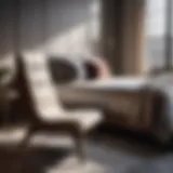 Sleek and Stylish Low Chair for Bedroom Elegant Low Chair in Bedroom Setting