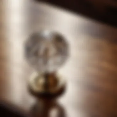 Timeless Crystal Drawer Knob Vintage Crystal Drawer Knob