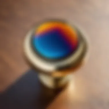 Sleek Geometric Drawer Knob Minimalist Geometric Drawer Knob