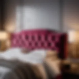 Luxurious Velvet Upholstered Headboard