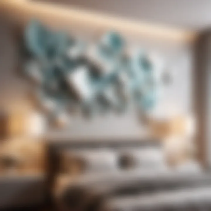 Abstract shapes 3D wall sticker