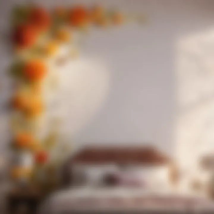 Floral elegance 3D wall sticker