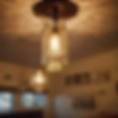 Mason Jar Chandelier Project Bohemian bedroom with DIY mason jar chandelier