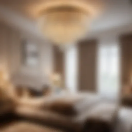 Luxurious Crystal Chandelier with Soft Glow