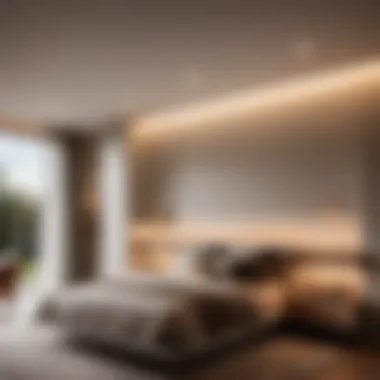 Sleek Recessed Lighting Creating Subdued Elegance Minimalist Recessed Lighting Casting Subtle Glare