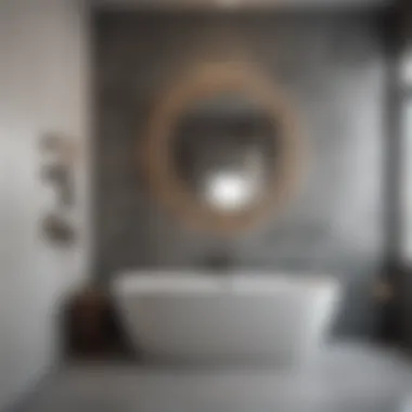 Modern Sophistication Contemporary 4x4 Bathroom Tile Layout