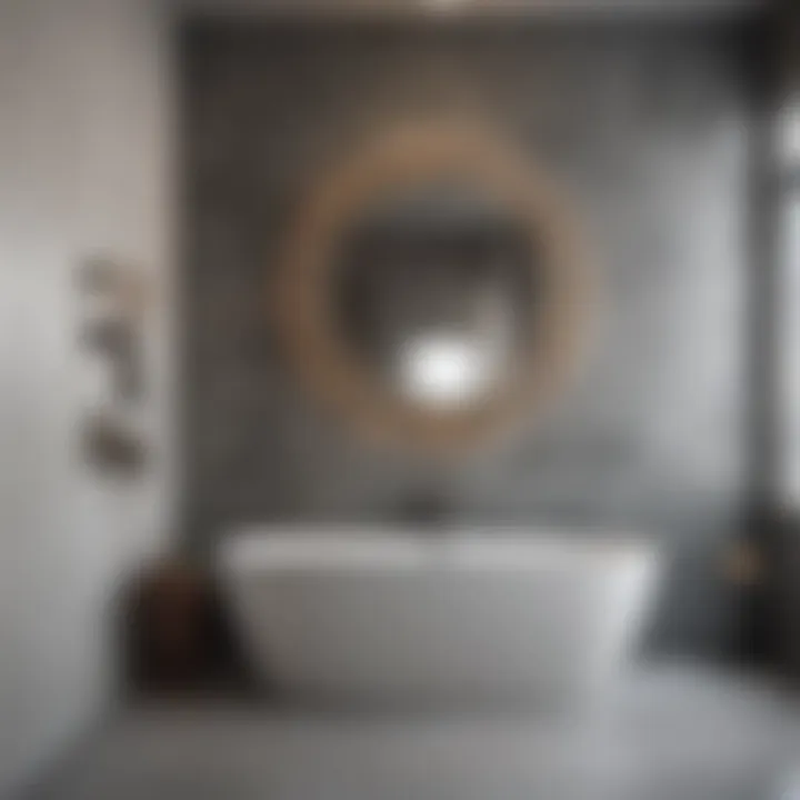 Modern Sophistication Contemporary 4x4 Bathroom Tile Layout