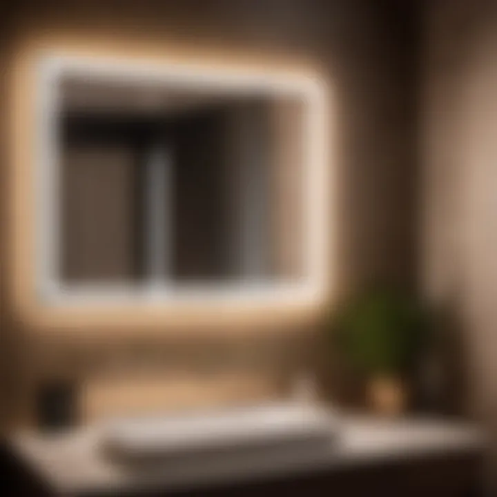 Smart Mirror Innovation: LED Bathroom Mirror with Integrated Bluetooth Speakers