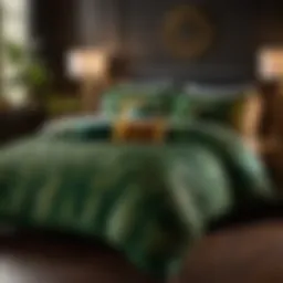 Luxurious Bedding Set with Forest Motif