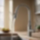 Linden kitchen faucet with advanced water filtration