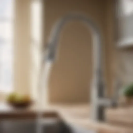 Linden kitchen faucet with advanced water filtration