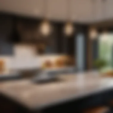 Linden automated lighting system in a modern kitchen