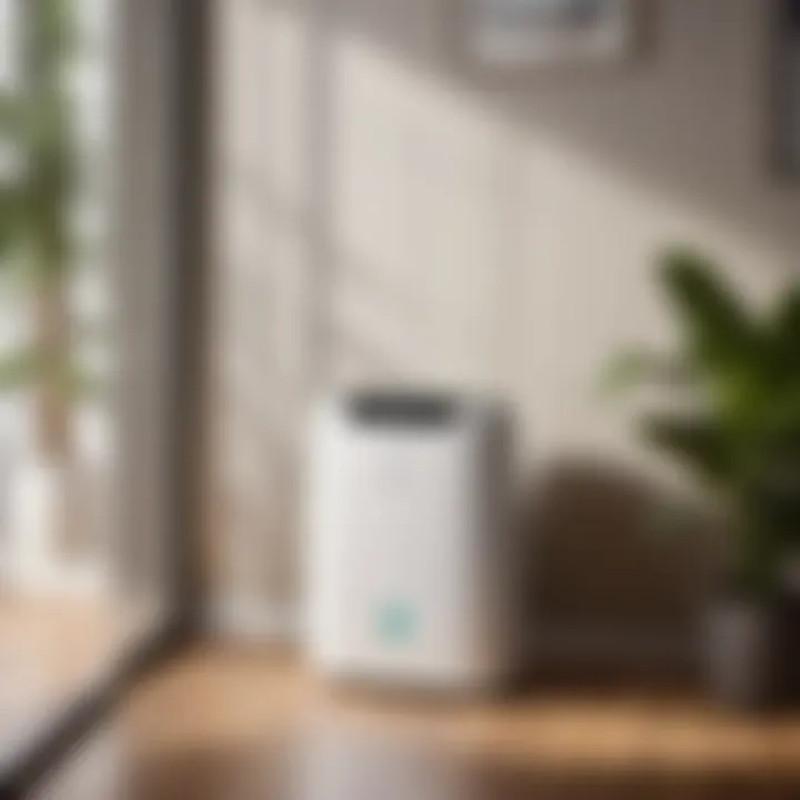 Energy-efficient portable dehumidifier for small spaces