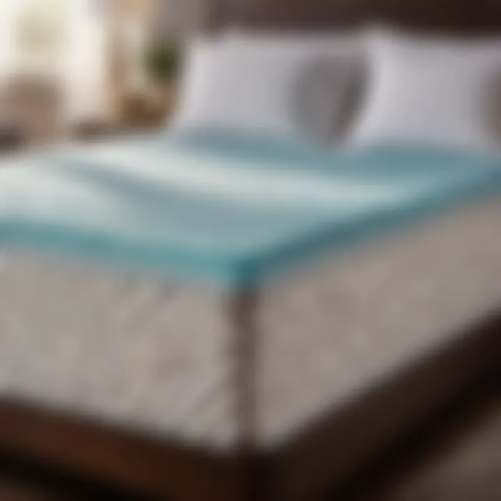 Enhanced comfort provided by egg crate gel mattress topper