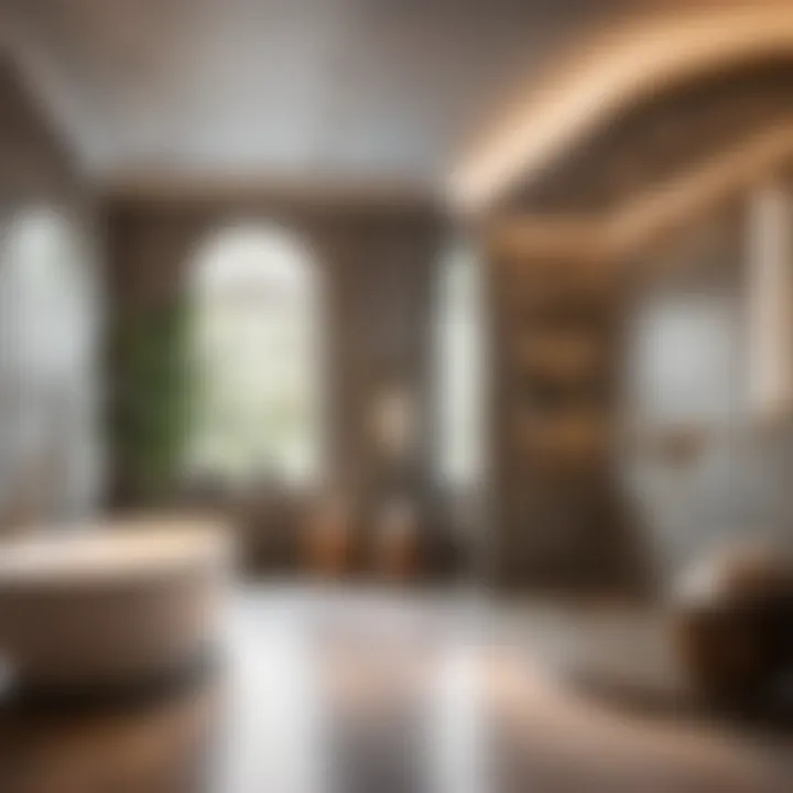 Comfortable and functional bathroom with heated light and exhaust fan