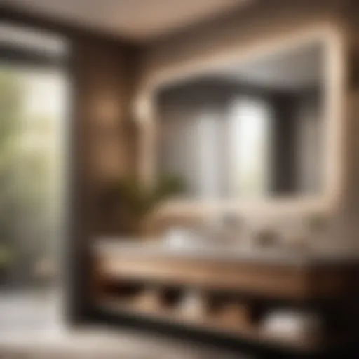 Elevate Your Bathroom with Modern Technology Modern bathroom with motion sensor switch for fan