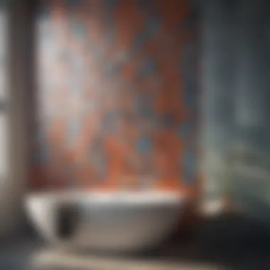 Modern Geometric Patterned Glass Film for Contemporary Bathrooms Modern geometric patterned glass film for contemporary bathrooms