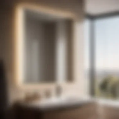 Sleek Glass Vanity Replacement Door Minimalist glass replacement door for bathroom vanity unit