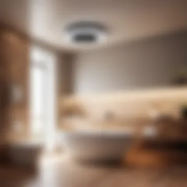 Sleek Bathroom Fan Design