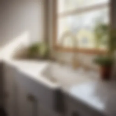 Seamless Sink Installation in Laundry Space Luxurious laundry room sink installation