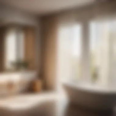 Natural Illumination Priscilla Curtains Enhancing Natural Light in Bathroom