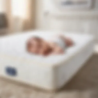 Sealy Soybean Plush Crib Mattress enhancing baby's sleep quality.