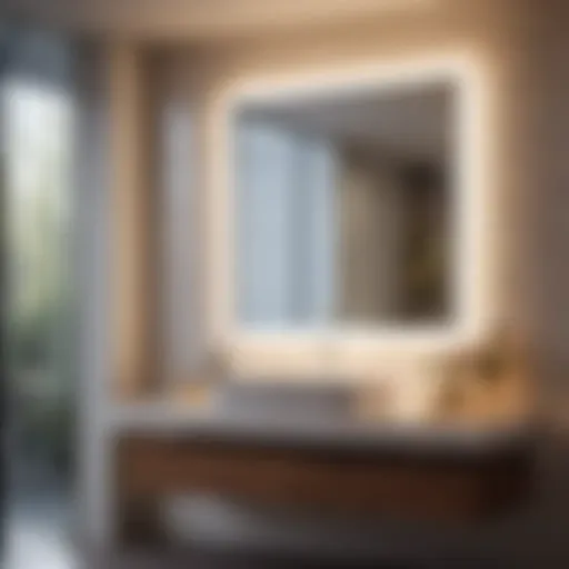 Reflective Elegance in Bathroom Decor Reflective Elegance in Bathroom Decor