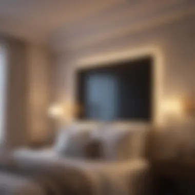 Integrating Technology for Enhanced Comfort Innovative smart lighting system enhancing bedroom ambiance