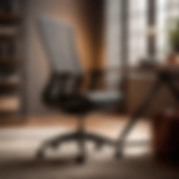 Breathable Mesh Material Ergonomic chair emphasizing breathable mesh material for comfort