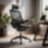 Ergonomic Chair in Minimalist Home Office