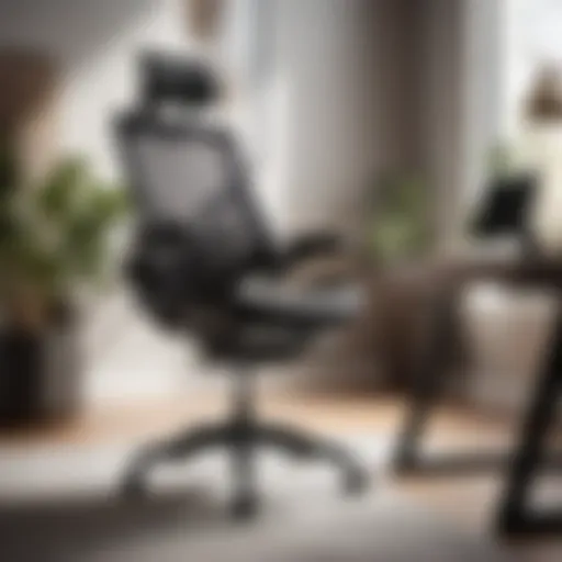 Ergonomic Chair in Minimalist Home Office
