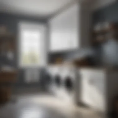 Innovative Laundry Room Design Innovative laundry room design with multifunctional elements