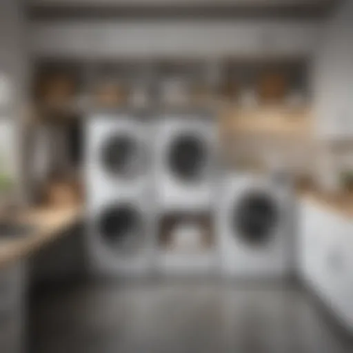 Organized Storage Solutions in Laundry Room Organized laundry room showcasing storage solutions