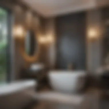 A Luxurious Guest Bathroom Experience Luxurious bathroom with elegant fixtures